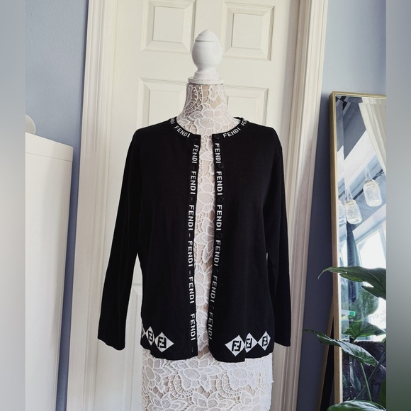 Authentic Fendi Sweater Coat - Picture 8 of 12